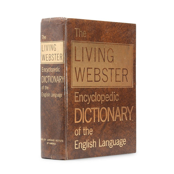 Living Webster Encyclopedic Dictionary - XXL Diversion Book Safe - Secret Storage Books