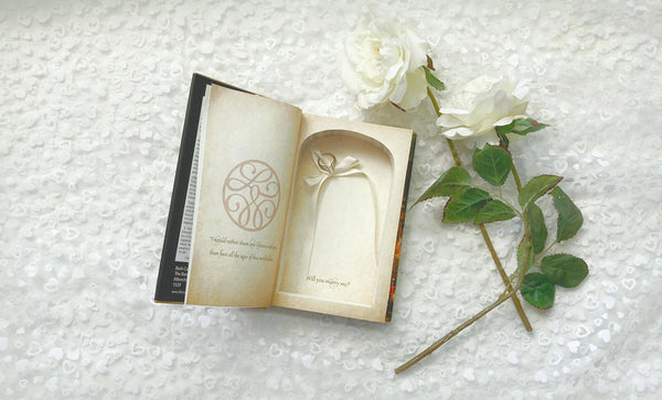 Proposal - Wedding  - Valentines - Anniversary, Book Safes - Secret Storage Books