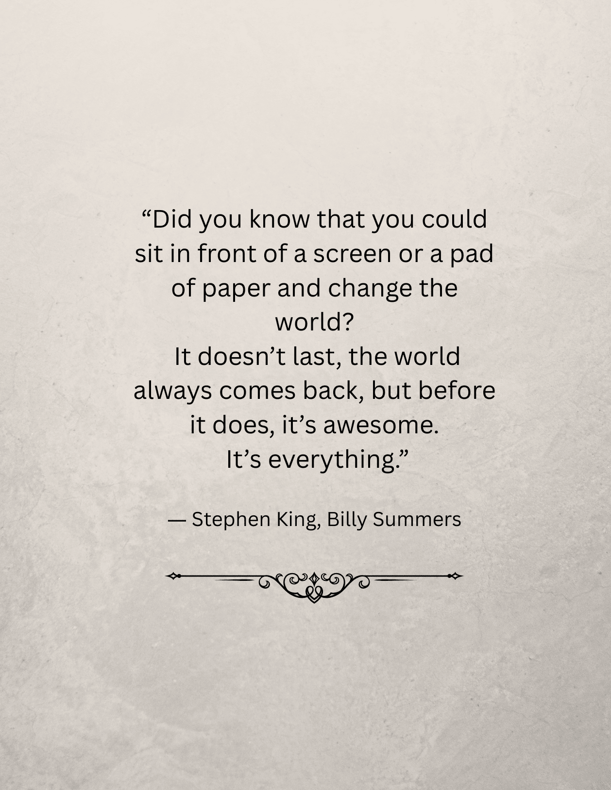 Billy Summers - Stephen King - Secret Storage Books