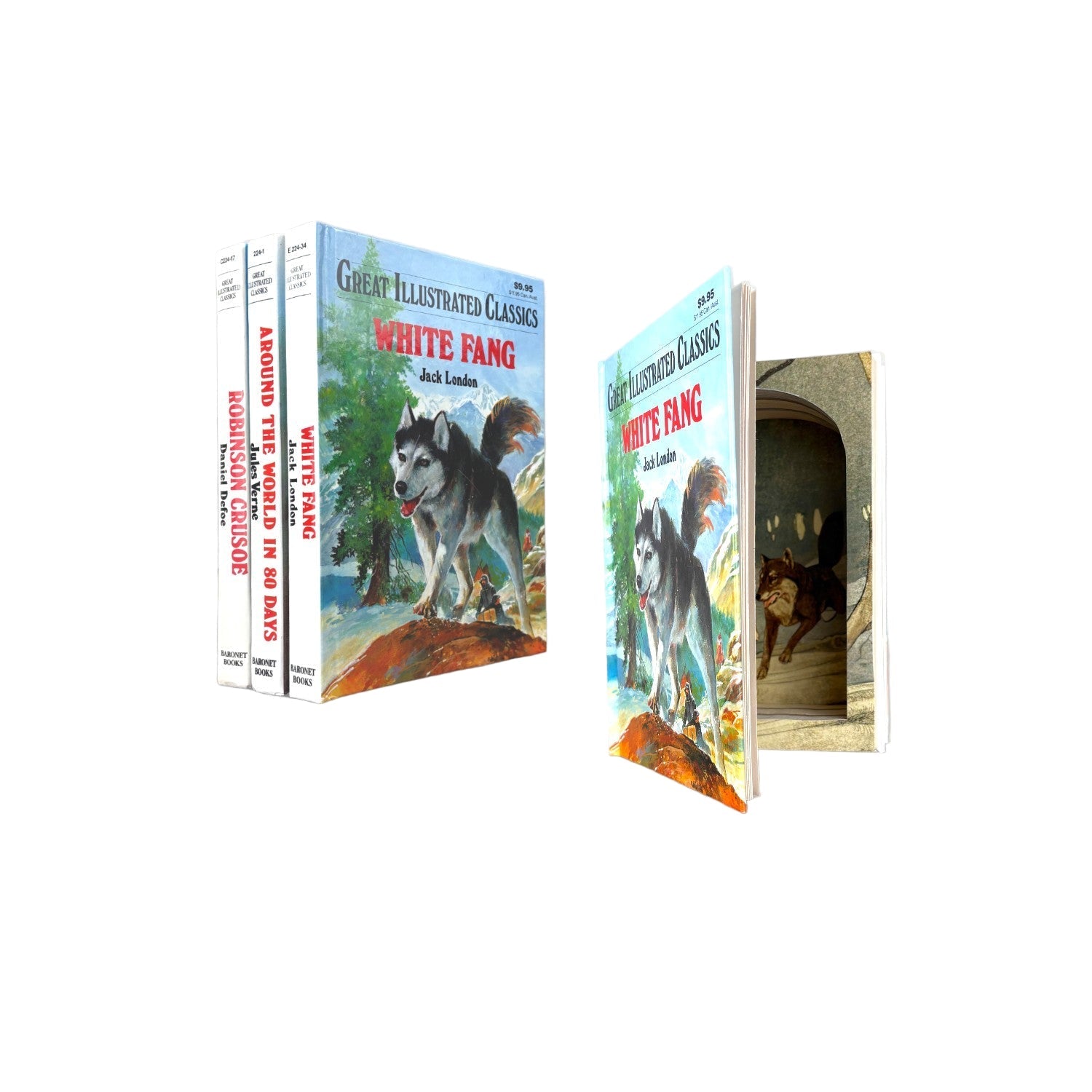  - COMING SOON - Great Illustrated Classics Book Stack - Various Authors - Secret Storage Books