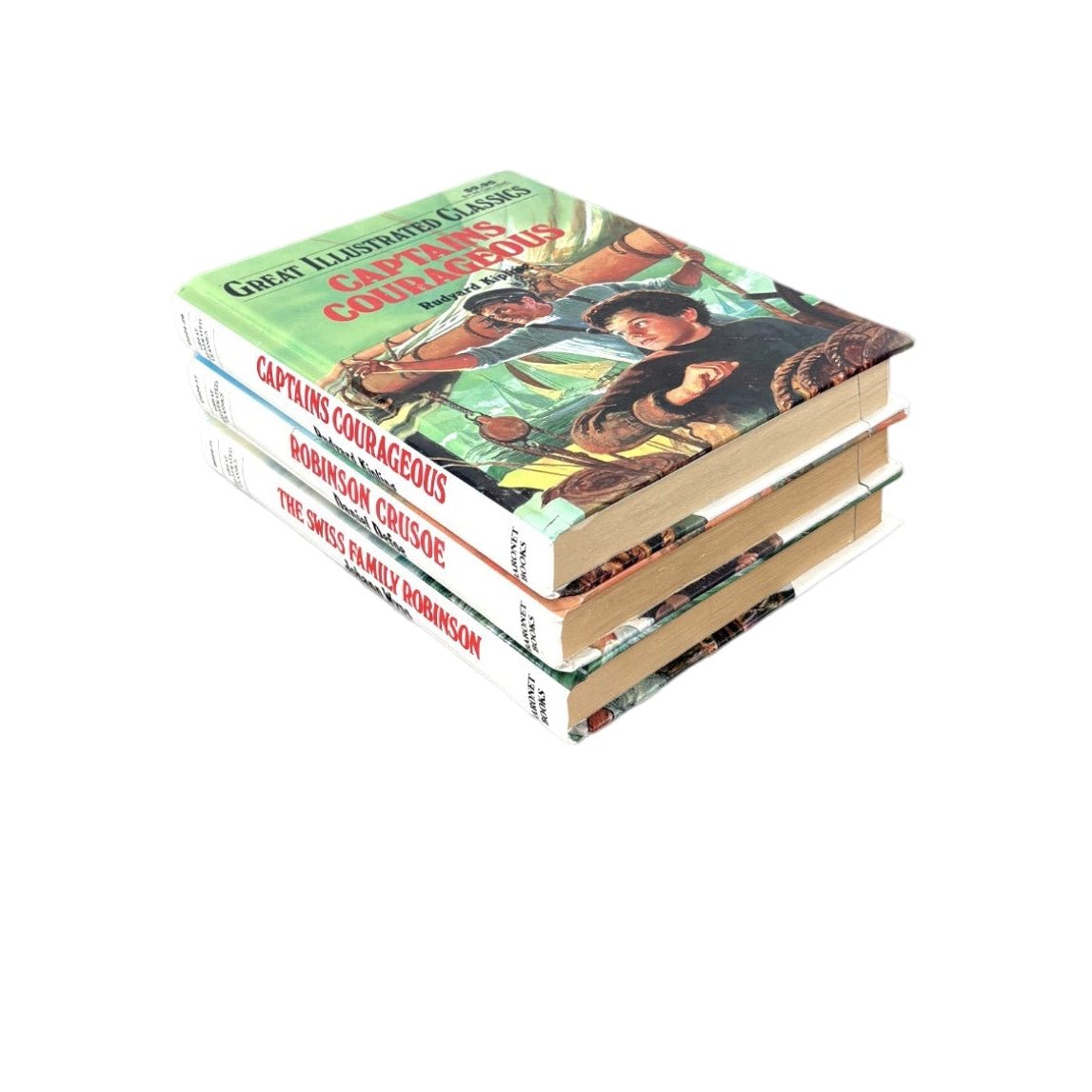  - COMING SOON - Great Illustrated Classics Book Stack - Various Authors - Secret Storage Books