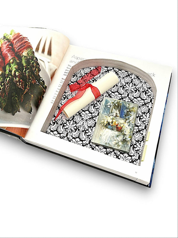 Food + Fire, Cooking Outside with Kalamazoo Outdoor Gourmet Grillmaster - Russ Faulk Book Safe - Secret Storage Books