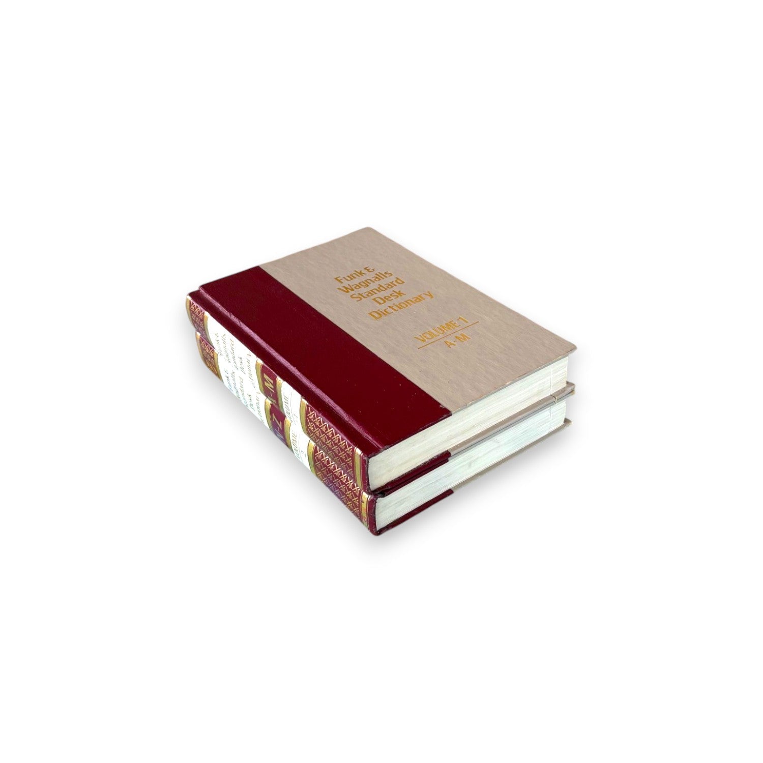 Funk & Wagnall's Standard Desk Dictionary - Book Stack - Secret Storage Books