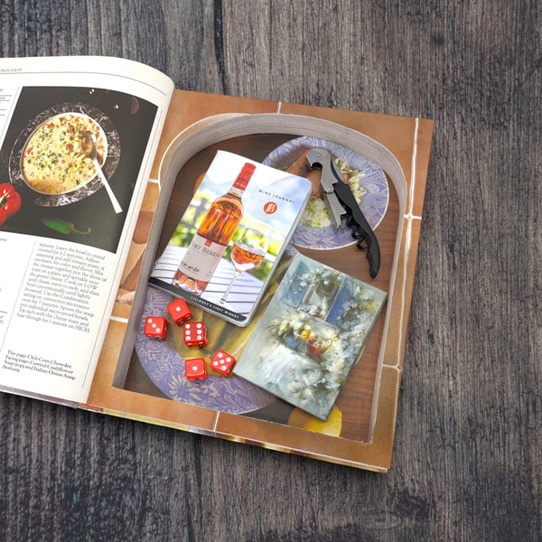 Handcrafted Book Safe - Complete Microwave Cook Book - Judith Ferguson - Secret Storage Books