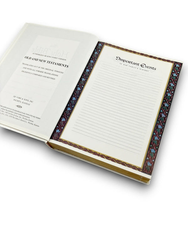 Holy Bible, Old and New Testaments - King James Version - Secret Storage Books