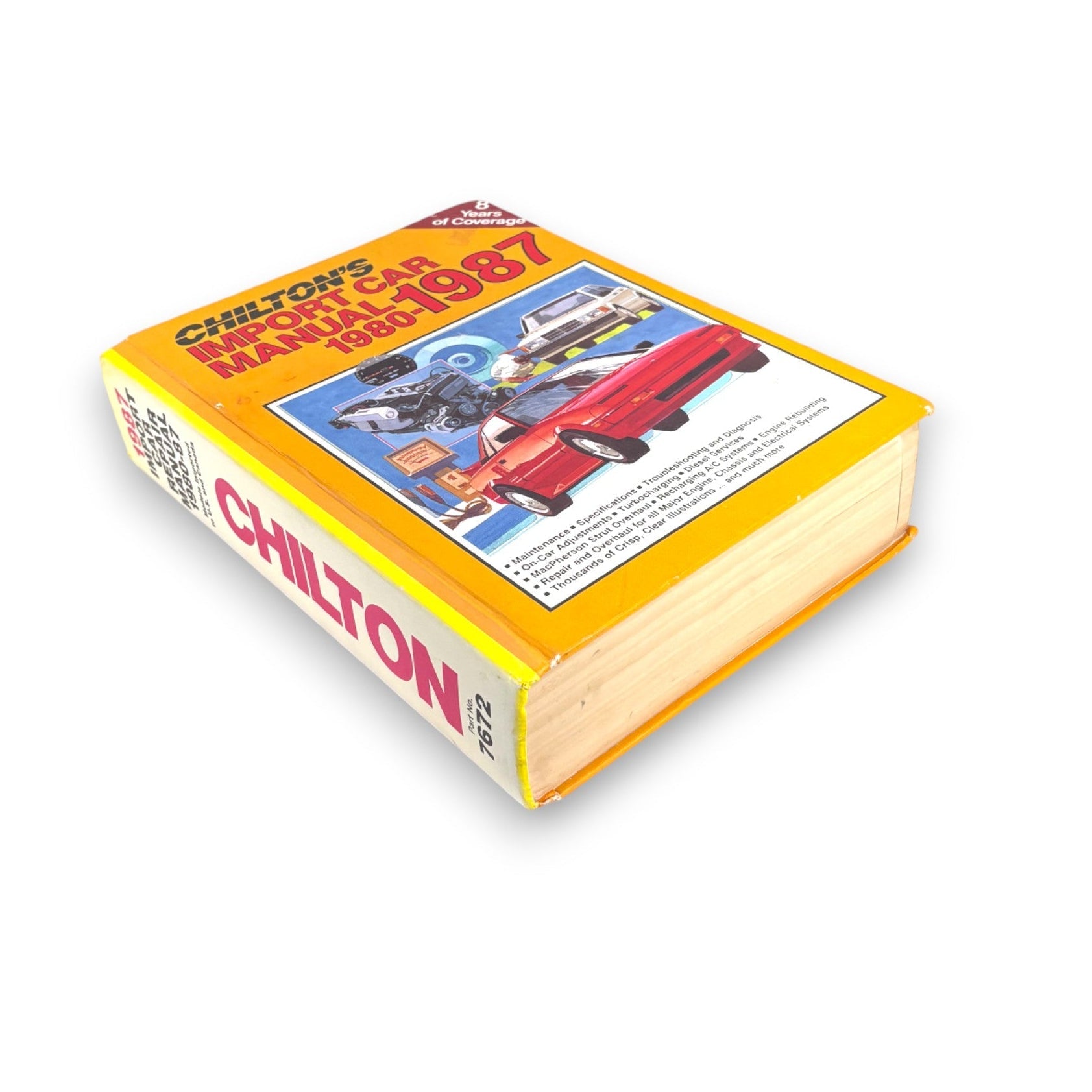 Import Car Repair Manual 1980 - 1987, Part No. 7672 - Chilton's - Secret Storage Books