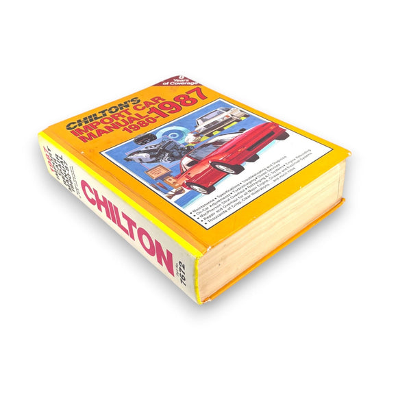 Import Car Repair Manual 1980 - 1987, Part No. 7672 - Chilton's - Secret Storage Books