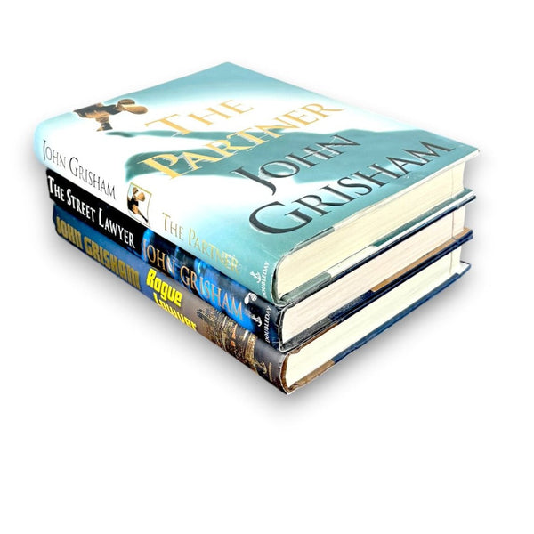 John Grisham - book stack - Secret Storage Books