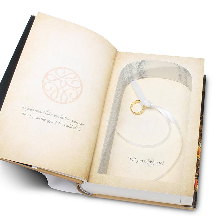 Lord of the Rings - Proposal Ring Book Safe *Ready to ship* with Magnets