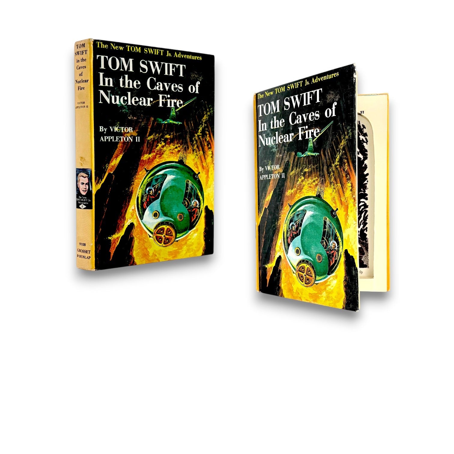 TOM SWIFT in the Caves of Nuclear Fire - Victor Appleton II (1956) - Secret Storage Books