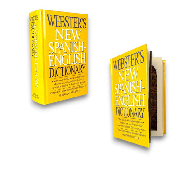Webster's New Spanish Engllish Dictionary - Secret Storage Books