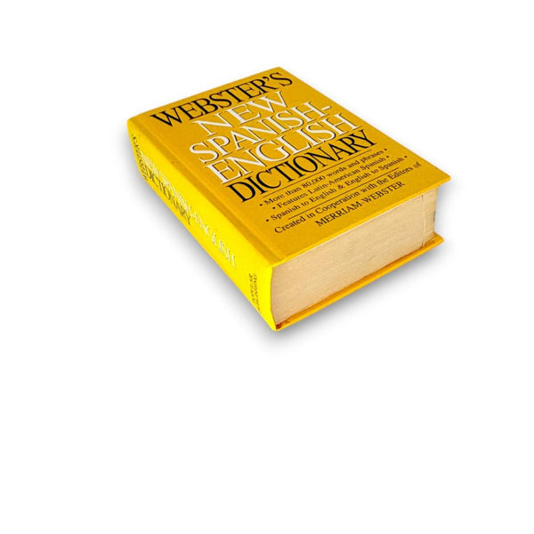 Webster's New Spanish Engllish Dictionary - Secret Storage Books