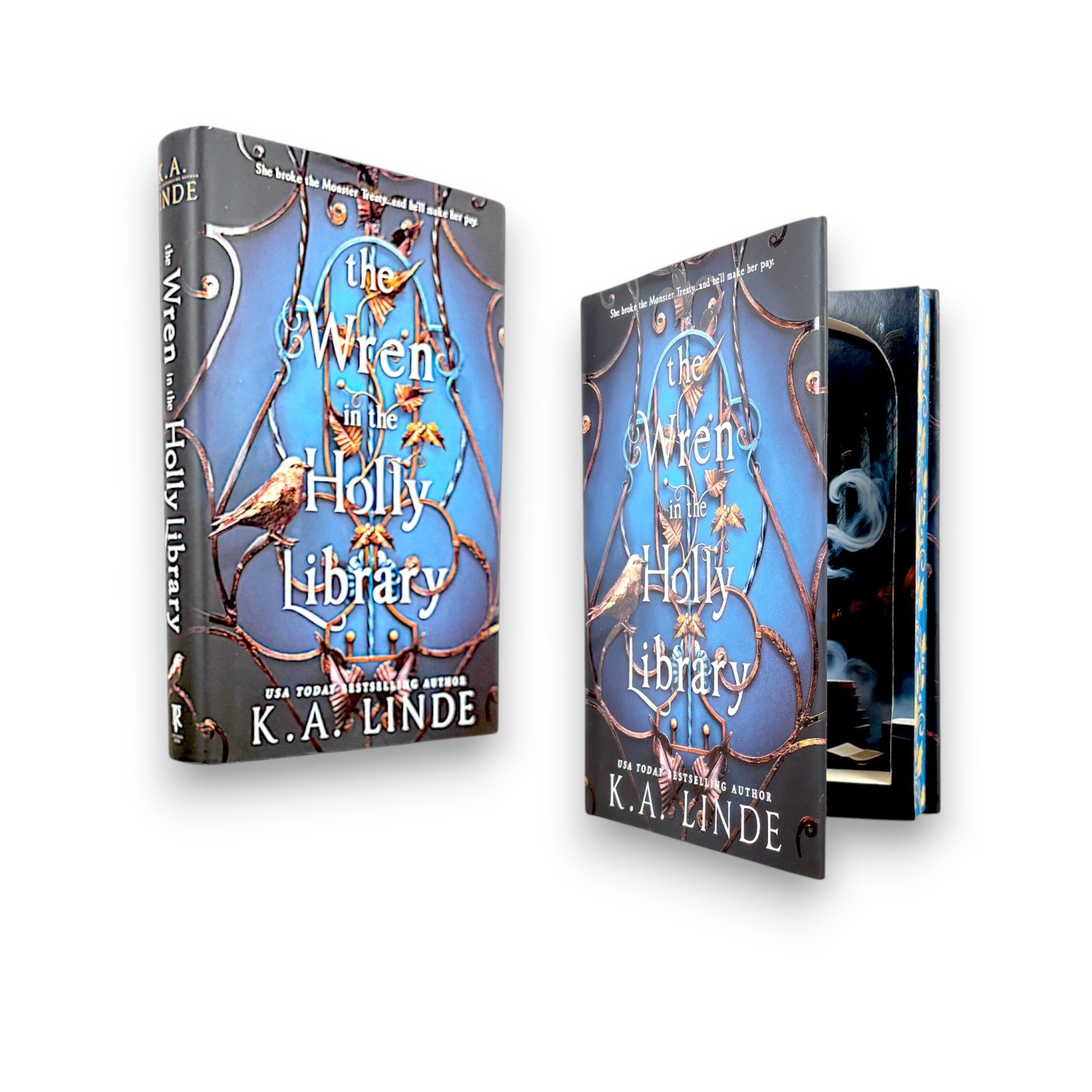 Wren in the Holly Library, The - K.A. Linde - Secret Storage Books