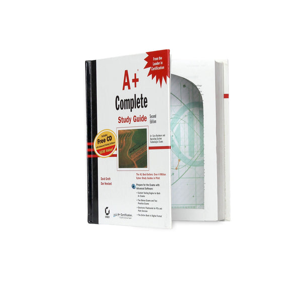 A+ Complete Study Guide - XL Book Safe - Secret Storage Books