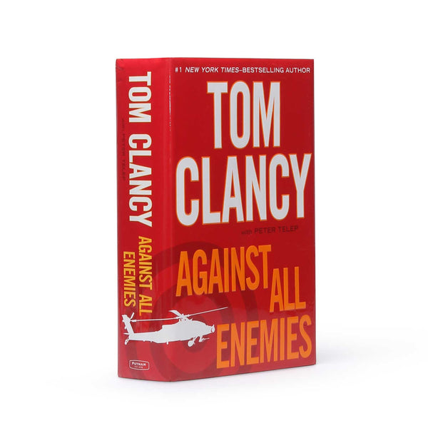 Against All Enemies by Tom Clancy - XL Secret Book Safe - Secret Storage Books