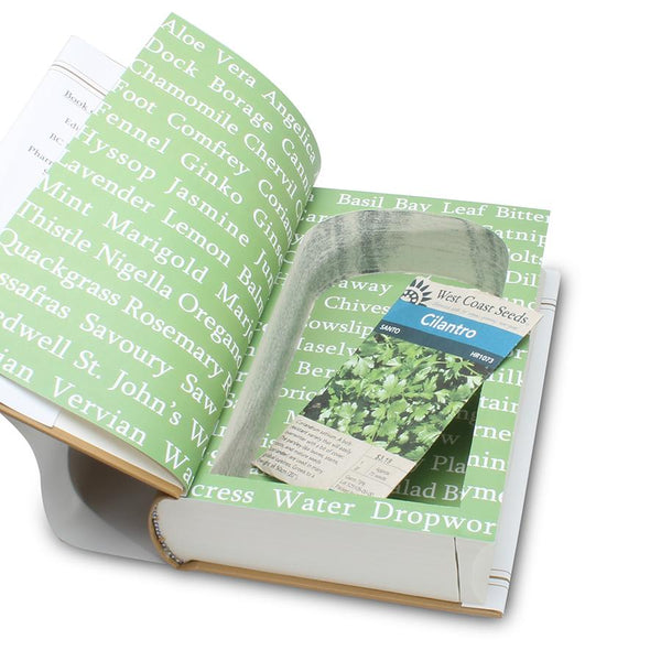 Book of Herbs - Stash Secret Book Safe - Secret Storage Books