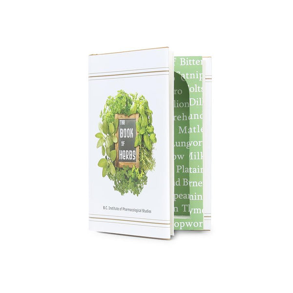 Book of Herbs - Stash Secret Book Safe - Secret Storage Books