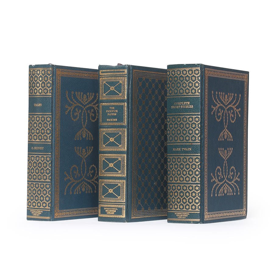 Dickens, Twain and O. Henry - Set of 3 Vintage Book Safes - Secret Storage Books