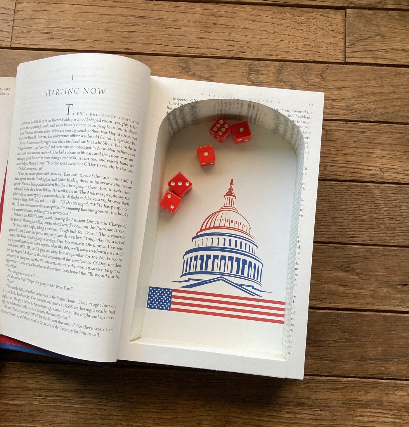 Executive Orders Book Safe Tom Clancy Jack Ryan Deep Fat Sturdy