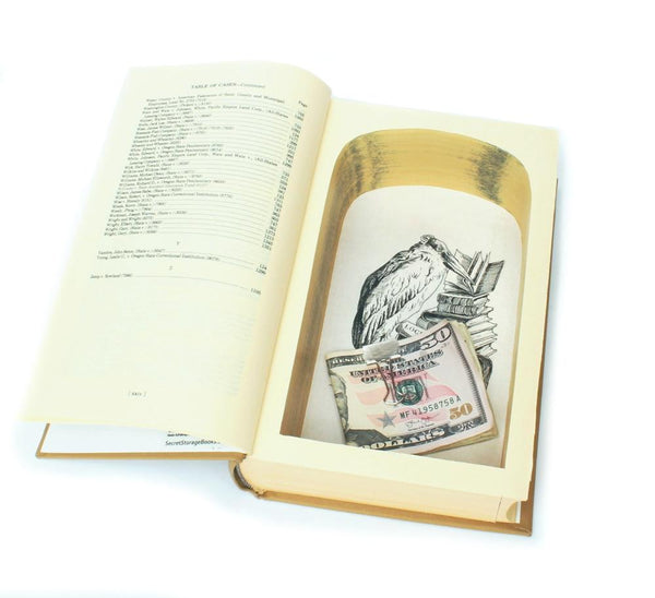 Extra Deep Law Book Safe - Stash your Mickey - Secret Storage Books