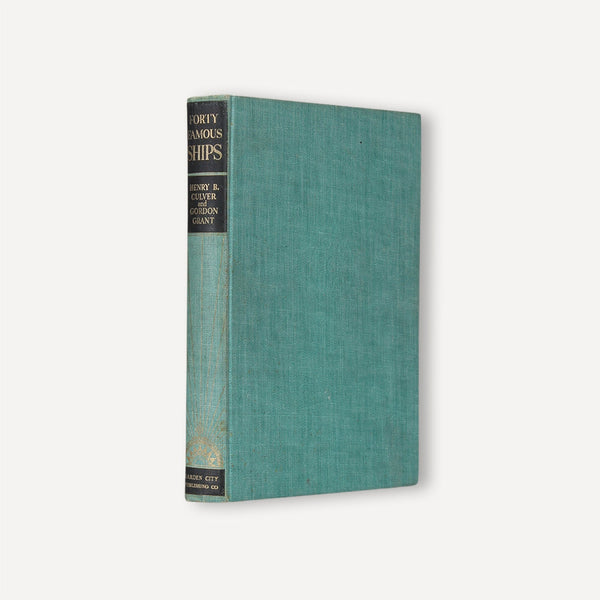 Forty Famous Ships - Vintage Hollow Book Safe - Secret Storage Books