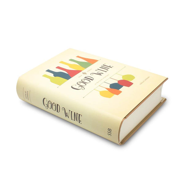 Good Wine - Hollow Book Safe - Secret Storage Books