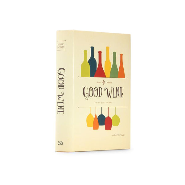 Good Wine - Hollow Book Safe - Secret Storage Books
