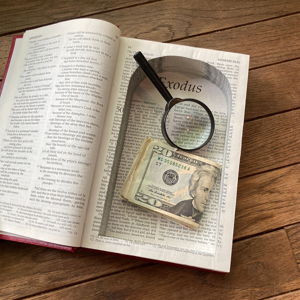 Holy Bible - Little Red Book Safe - Secret Storage Books