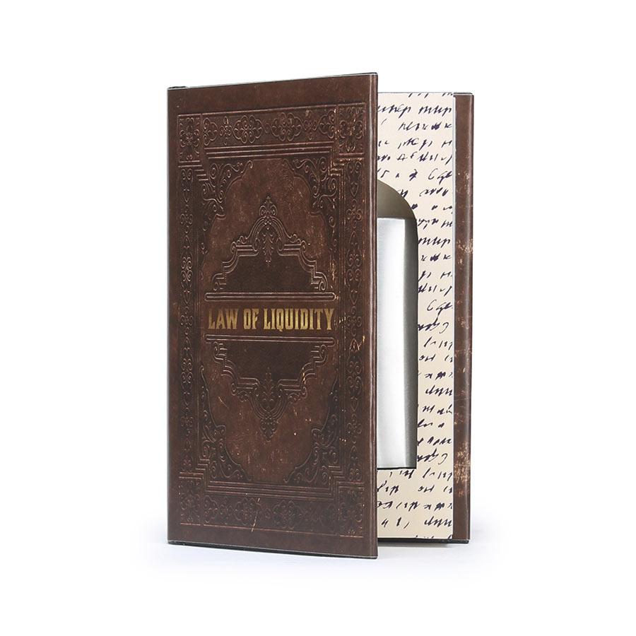 Law of Liquidity - Flask Book Safe - Secret Storage Books