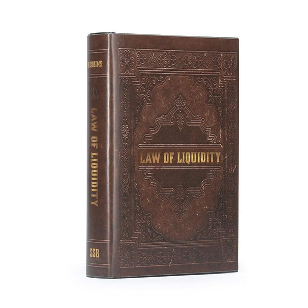 Law of Liquidity - Flask Book Safe - Secret Storage Books