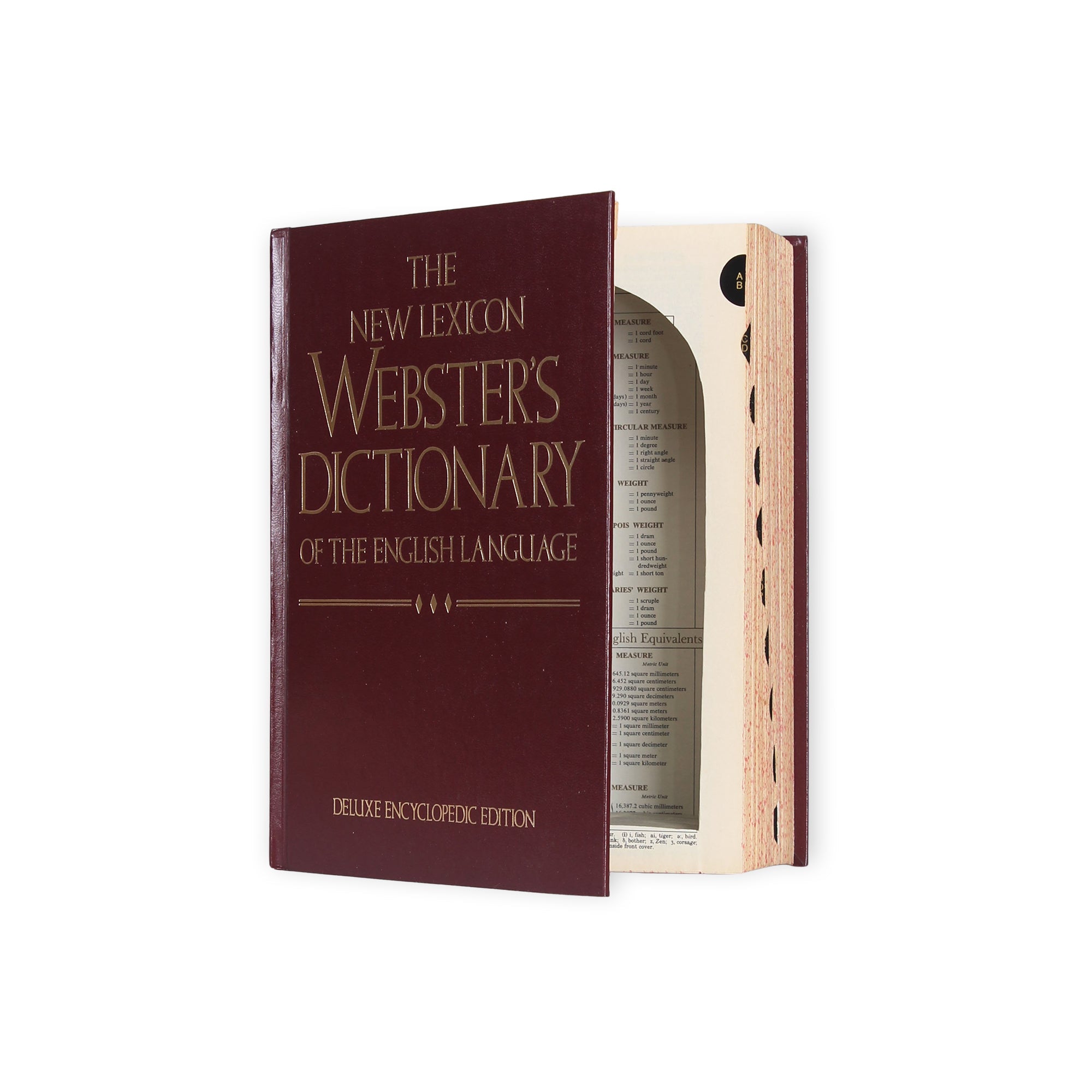 New Lexicon Webster's Dictionary - Deluxe Edition - XXL Book Safe - Secret Storage Books