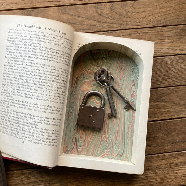 Notre-Dame de Paris by Victor Hugo - Vintage Hollow Book - Secret Storage Books