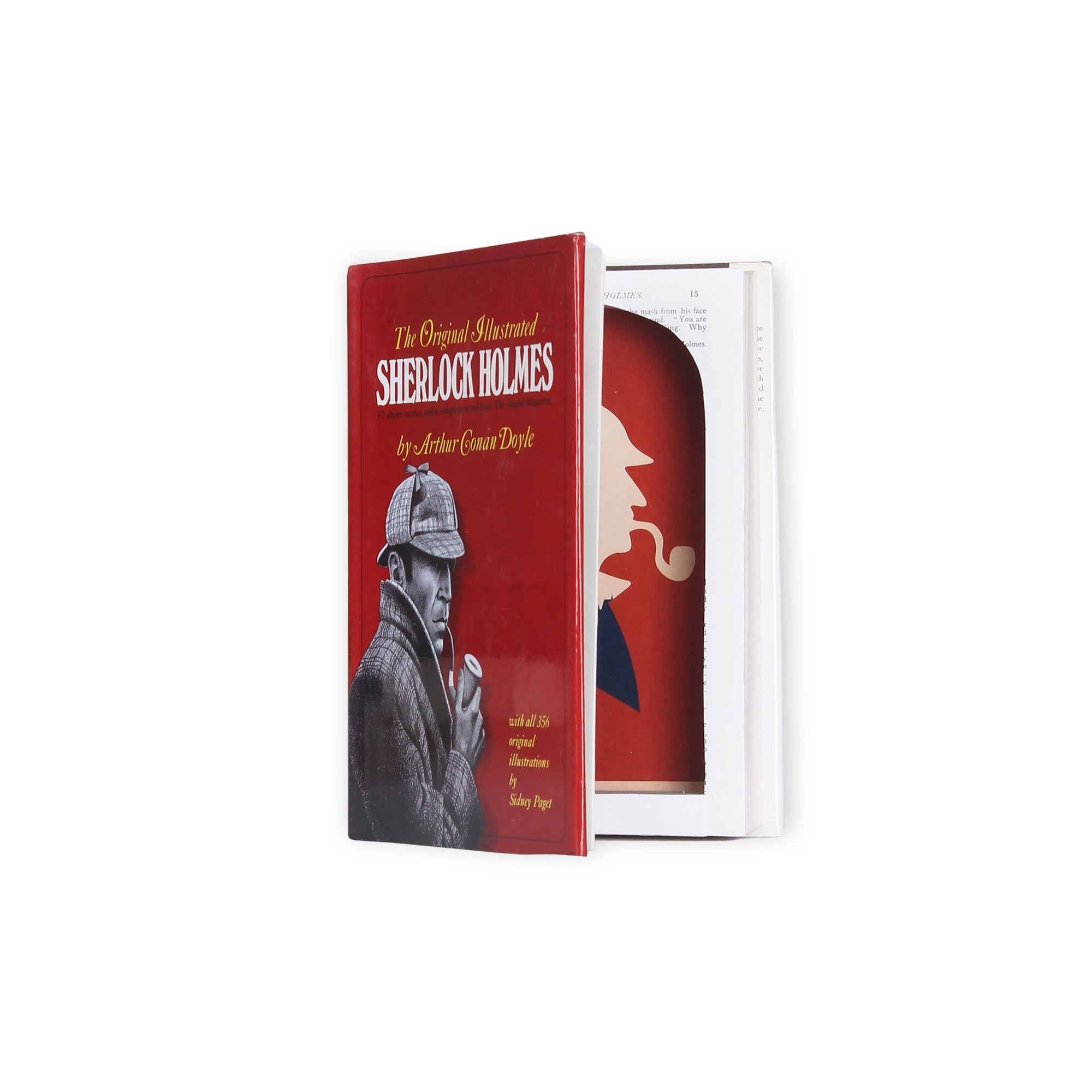 Original Illustrated Sherlock Holmes - Large Hollow Book Safe - Secret Storage Books