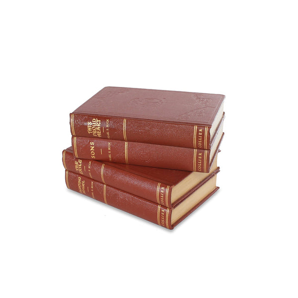 Pearl S. Buck - Stack of TWO Vintage Hollow Books - Secret Storage Books