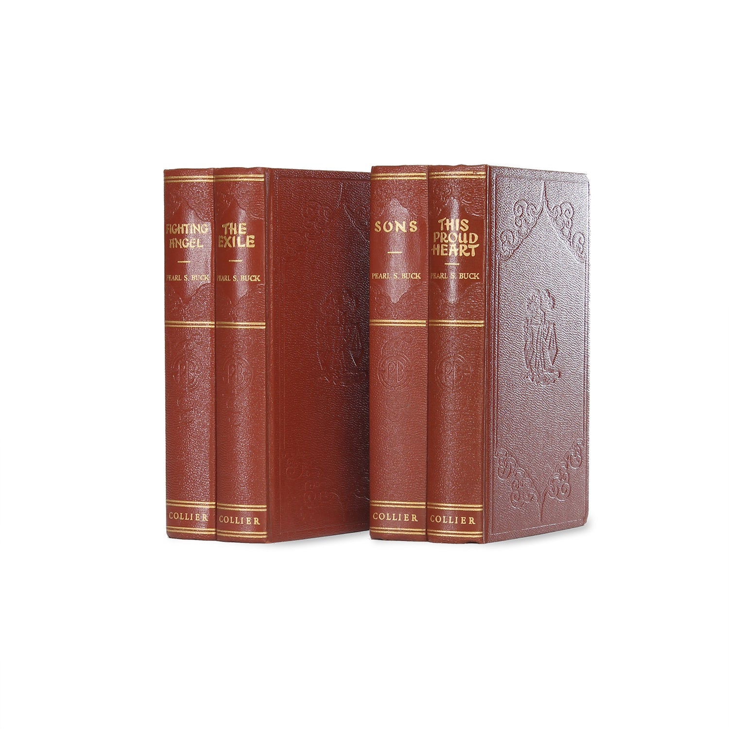 Pearl S. Buck - Stack of TWO Vintage Hollow Books - Secret Storage Books