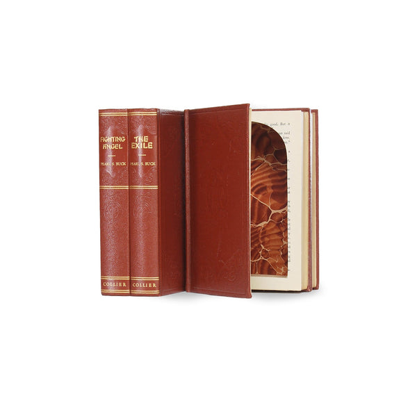 Pearl S. Buck - Stack of TWO Vintage Hollow Books - Secret Storage Books