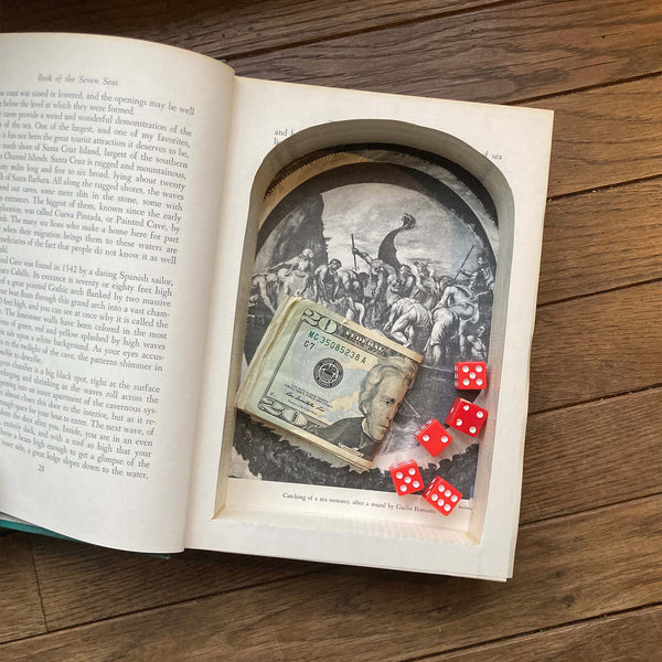 Peter Freuchen's Book of the Seven Seas - Vintage Hollow Book Safe - Secret Storage Books