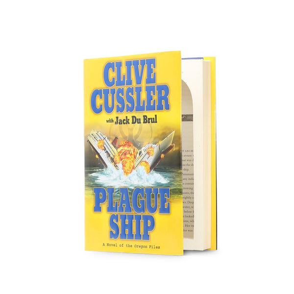 Plague Ship by Clive Cussler - Medium Stash Book Safe - Secret Storage Books
