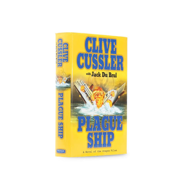 Plague Ship by Clive Cussler - Medium Stash Book Safe - Secret Storage Books