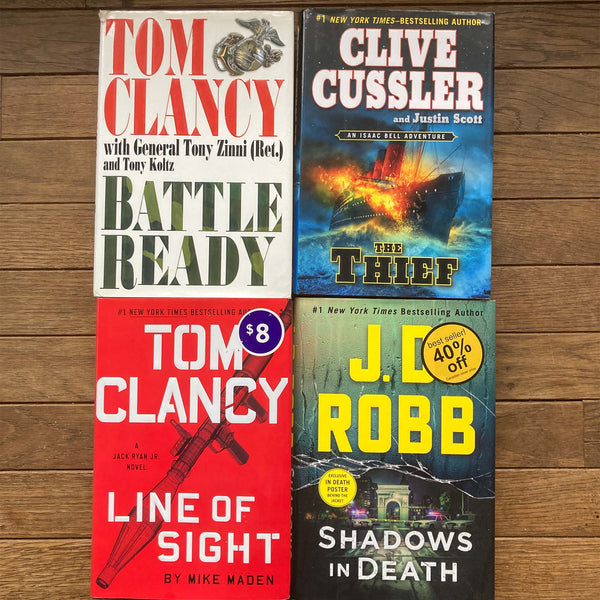 Popular Fiction Book Safes - Action and Mystery - You choose - Secret Storage Books