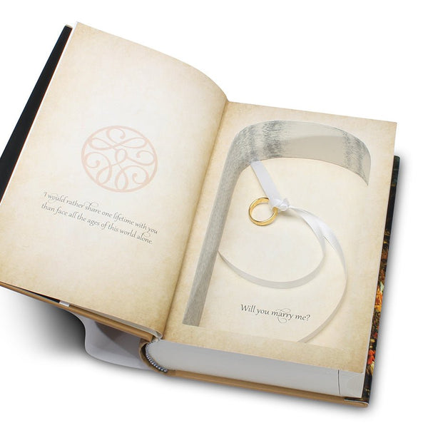 Proposal Ring Book Safe - Lord of the Rings *Personalized* - Secret Storage Books