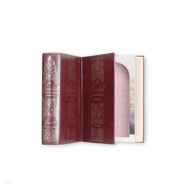 The Gourmet Cookbook - Set of TWO - Vintage Hollow Book Safe - Secret Storage Books