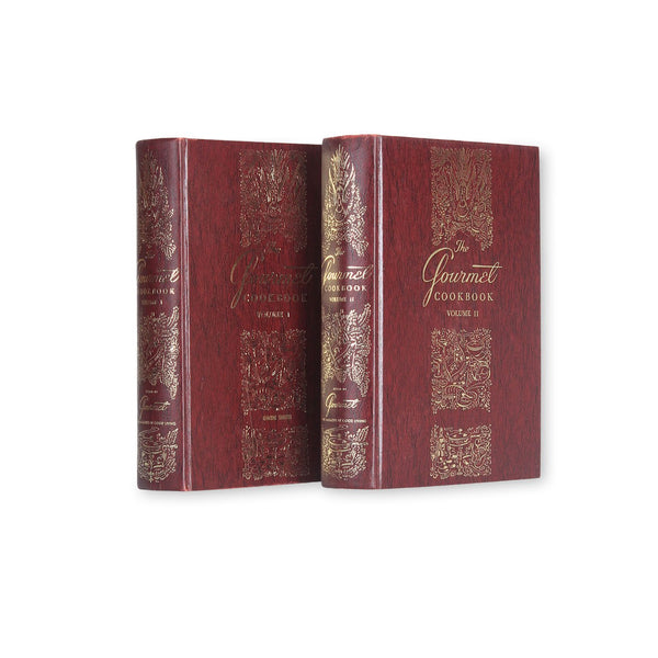 The Gourmet Cookbook - Set of TWO - Vintage Hollow Book Safe - Secret Storage Books