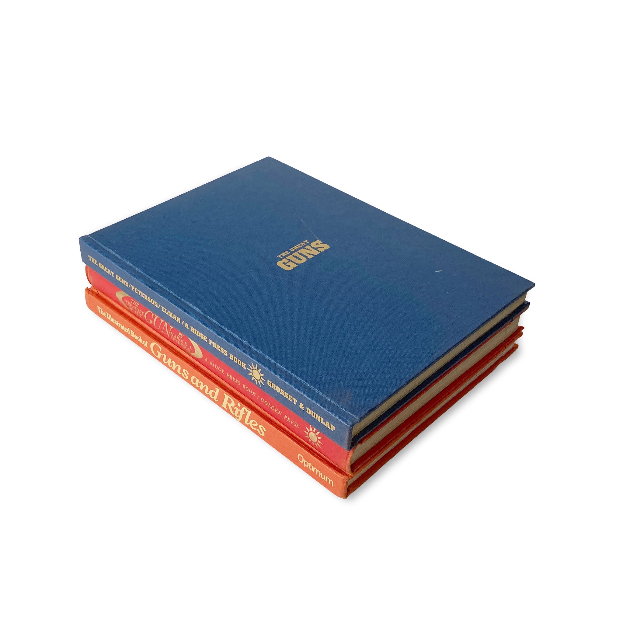 The Great Guns - Stack of THREE - XXL Hollow Book Safe - Secret Storage Books