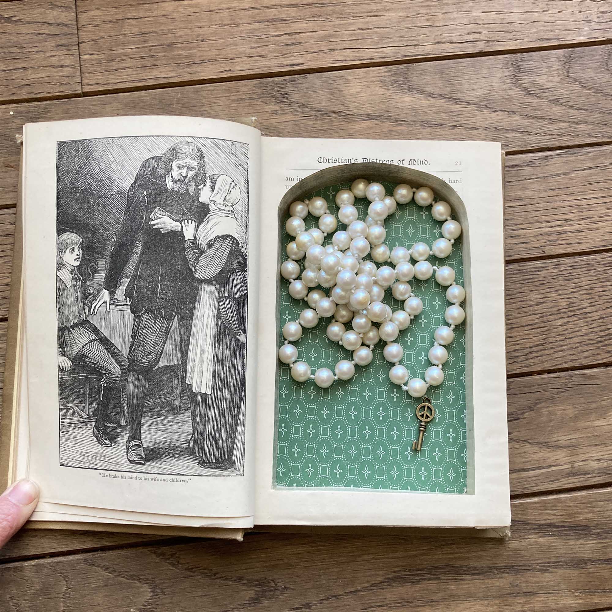 The Pilgrim's Progress - Beautiful Vintage Hollow Book - Secret Storage Books