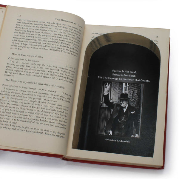 The Winston Churchill Collection of Hollow Books - various sizes choose your title - Secret Storage Books