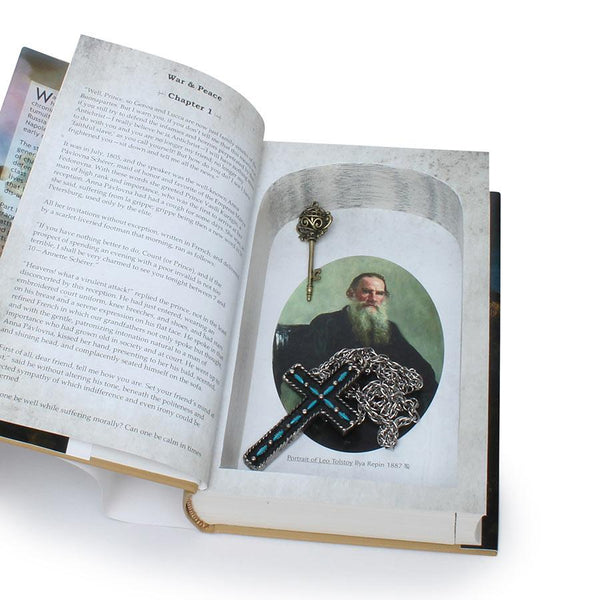 War and Peace by Leo Tolstoy - Hollow Book Safe - Secret Storage Books