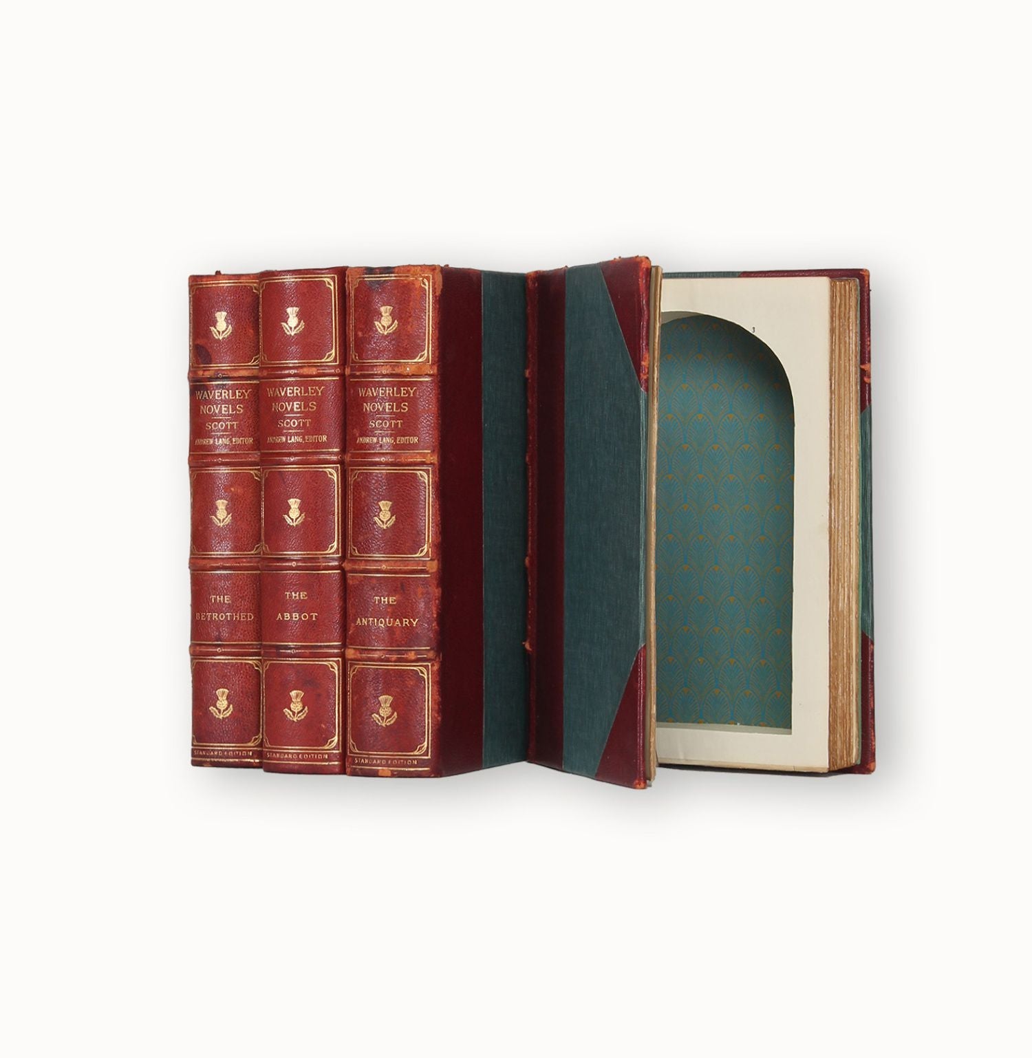 Waverley Novels - Sir Walter Scott - Vintage Book Safe - Secret Storage Books