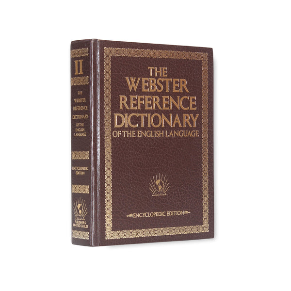 Webster Reference Dictionary - XXL Hollow Book Safe - Secret Storage Books