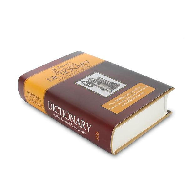 Webster's Illustrated Dictionary - Secret Hollow Book - Secret Storage Books